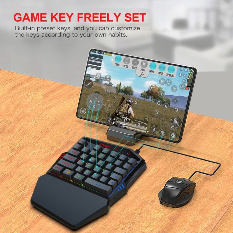 Gaming Keyboard Throne One Mouse Set