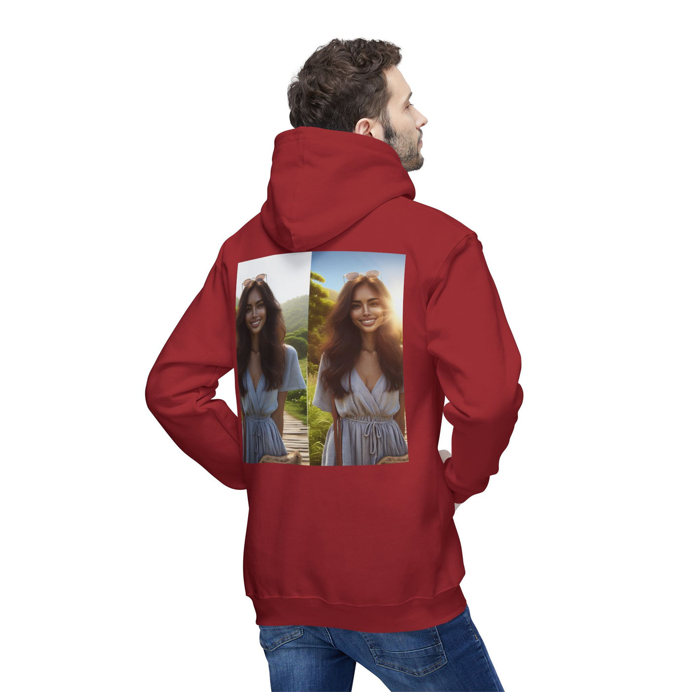 Unisex Hooded Sweatshirt, Made in US