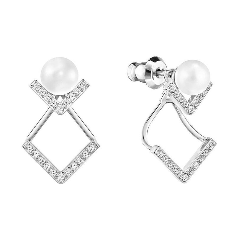 Elegant Temperament, All-Match, A More Elegant And Intellectual Pearl Jewelry With Diamonds