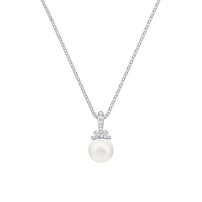 Elegant Temperament, All-Match, A More Elegant And Intellectual Pearl Jewelry With Diamonds