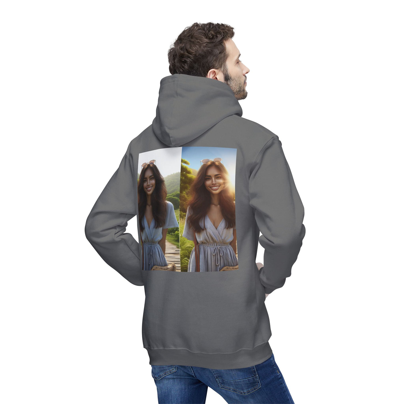 Unisex Hooded Sweatshirt, Made in US