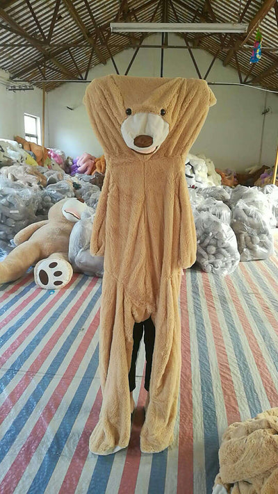 Giant Teddy Bear Plush Toy Huge  Soft Toys  Leather Shell