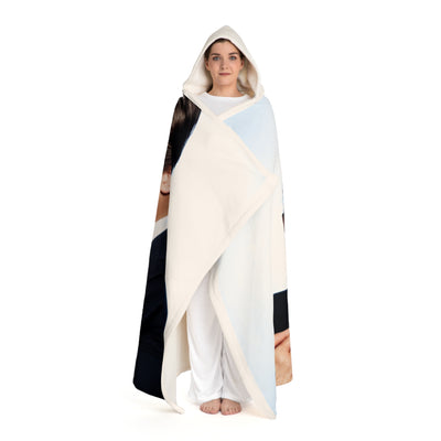 Hooded Sherpa Fleece Blanket