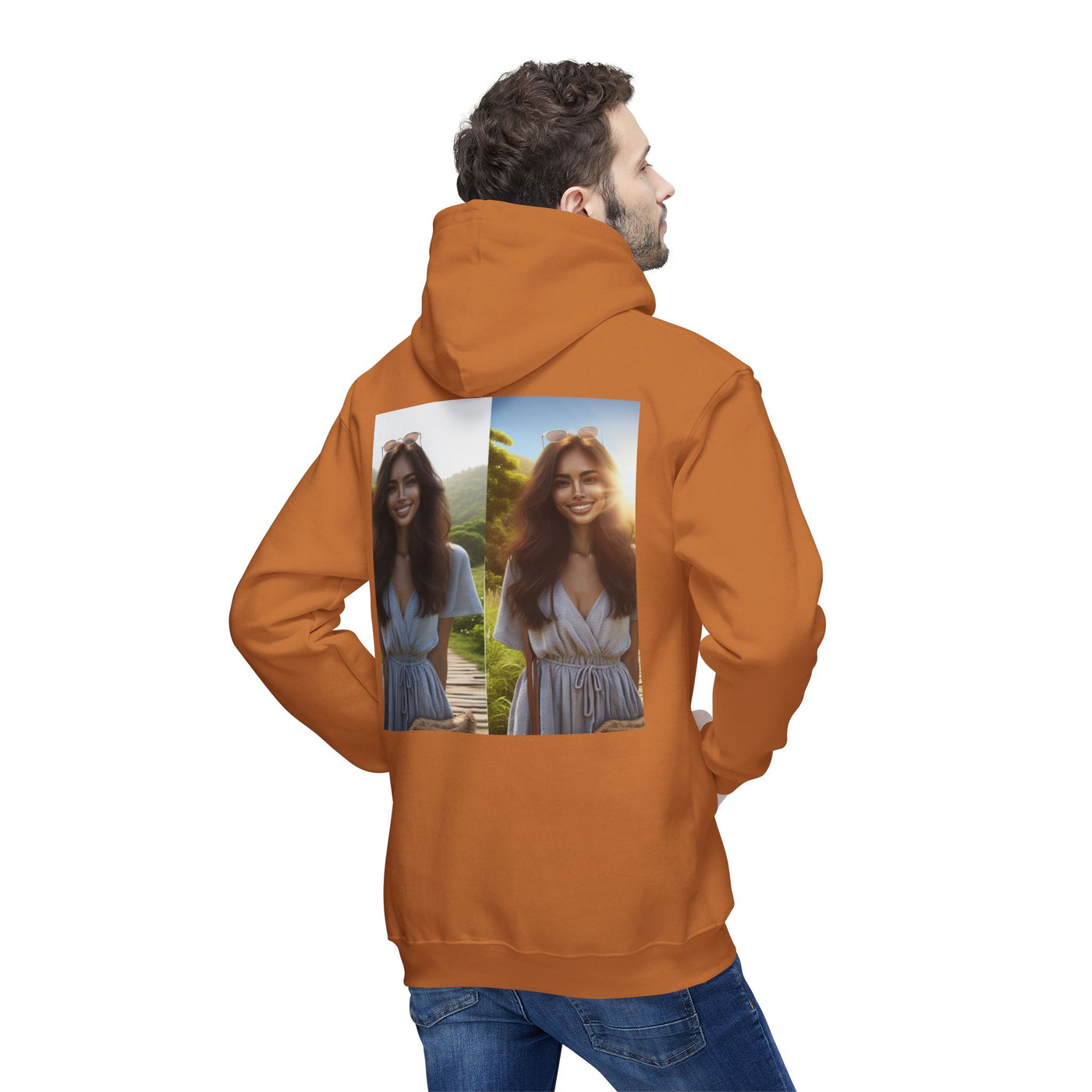 Unisex Hooded Sweatshirt, Made in US