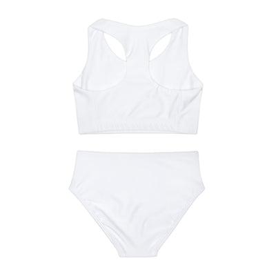 Girls Two Piece Swimsuit (AOP)