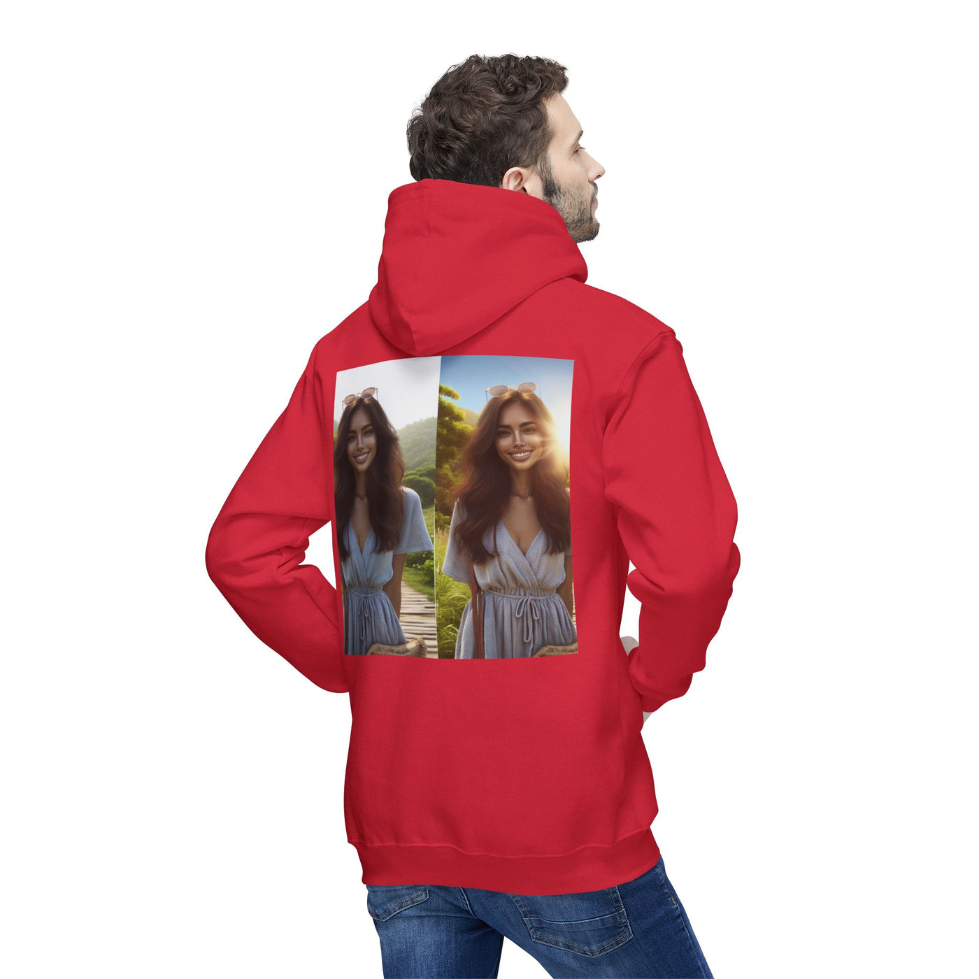 Unisex Hooded Sweatshirt, Made in US