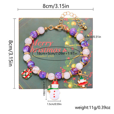 Christmas Bracelet Stylish Pendant Women's