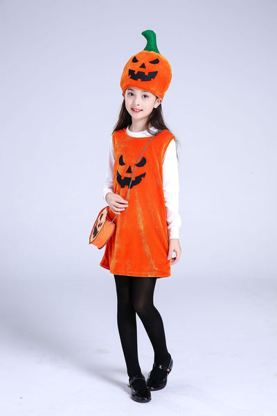 Children's Halloween costume girls pumpkin costume