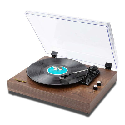 Vinyl Record Player Retro Bluetooth Audio Integrated Old-fashioned Phonograph Disc Piezoelectric Pickup